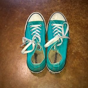 Turquoise/blue All Star Converse
